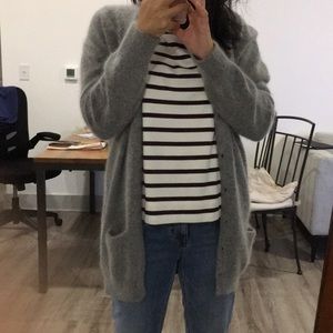 Wool and Angora Cardigan